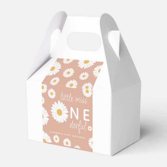 Ballotins Daisy Onederful Premier anniversaire Favoriser Gab (Verso)