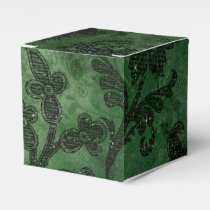 Ballotins Damas Vintage vert et noir