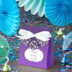 Ballotins Damask Royal Purple Ballotin