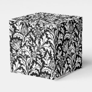 Ballotins Damassé de chardon de William Morris, noire et