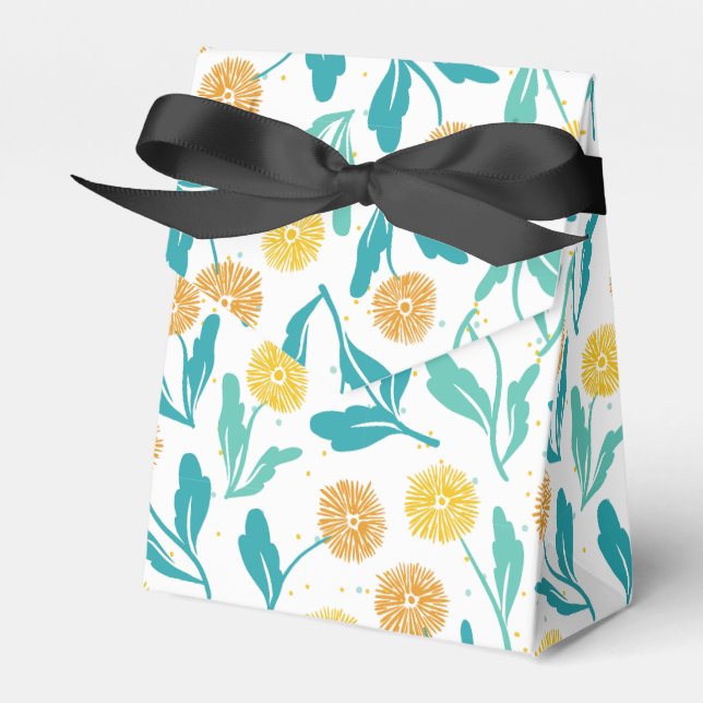 Ballotins Dandelion jaune motif floral - Inspiré par la natu (Verso)
