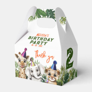 Ballotins d'anniversaire de fête animal Safari
