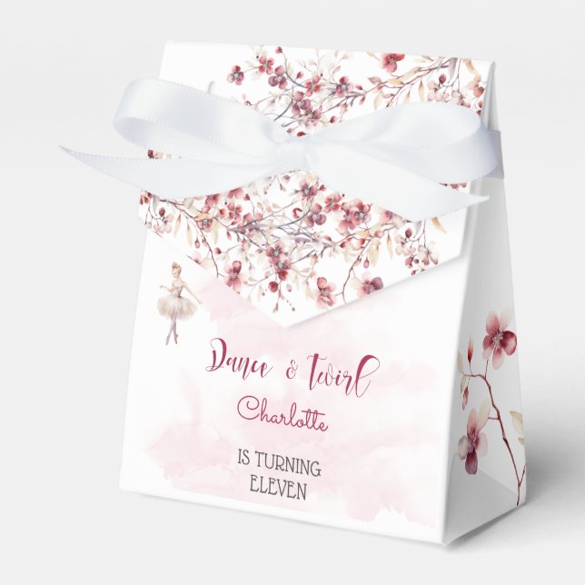 Ballotins Danse et ballerine tourbillon anniversaire (Verso)