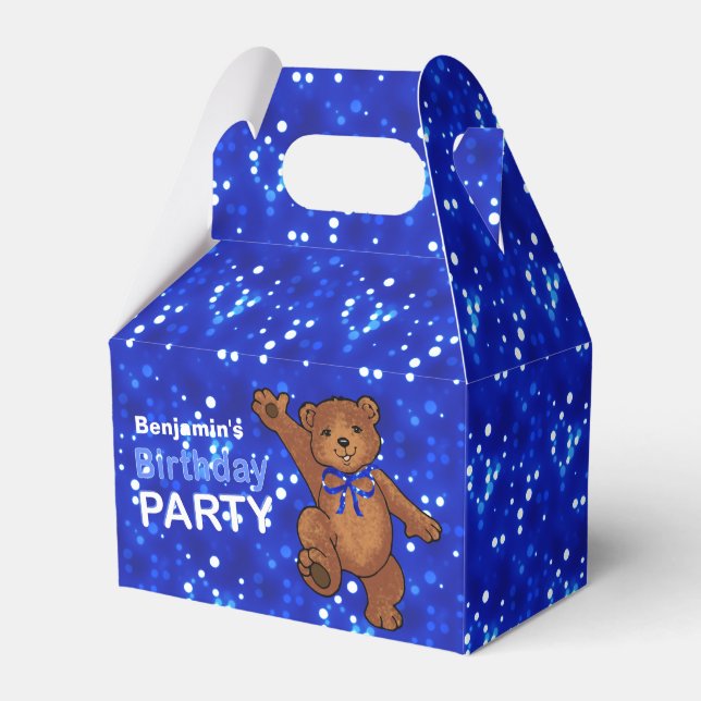Ballotins Danser Brown Teddy Bear 1er Anniversaire (Verso)