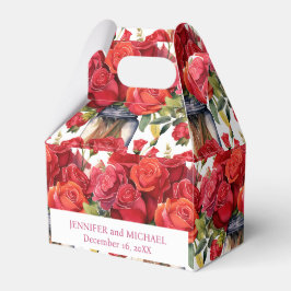 Ballotins d'aquarelle Red Roses