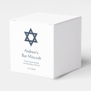 Ballotins Dark Blue Bar Mitzvah Personnalisé