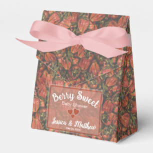 Ballotins de Baby shower doux Berry - Fraises