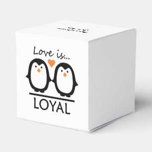 Ballotins de coutume d'amour de pingouin