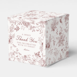 Ballotins de dessert Floral Toile De Jouy
