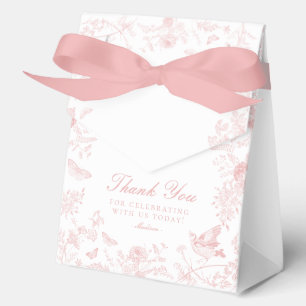 Ballotins de dessert Floral Toile Rose De Jouy