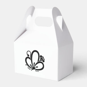 Ballotins de fleurs de prune en forme de papillon