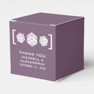 Ballotins de jeu de dés D20 violet