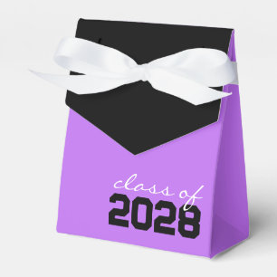 Ballotins de la graduation violet et noir