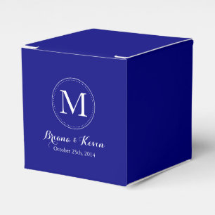 Ballotins de Monogrammes couleur bleu marine