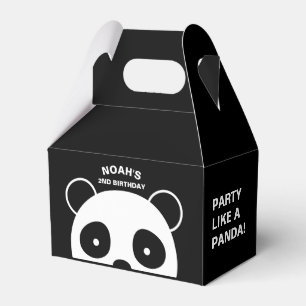 Ballotins de panda, partie noire et blanche