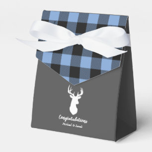 Ballotins Deer Hunting Lodge Baby shower Antlers Boy Blue
