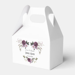 Ballotins Délicat Purple Pink Flowers Or Mariage