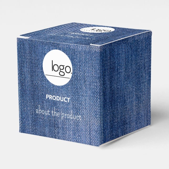 BALLOTINS DENIM BLUE STRONG LOGO ENTREPRISE EMBALLAGE DE PRO (Verso)