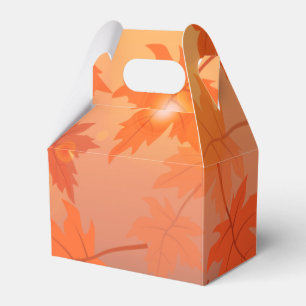 Ballotins Design d'automne avec feuilles d'érable et effet b