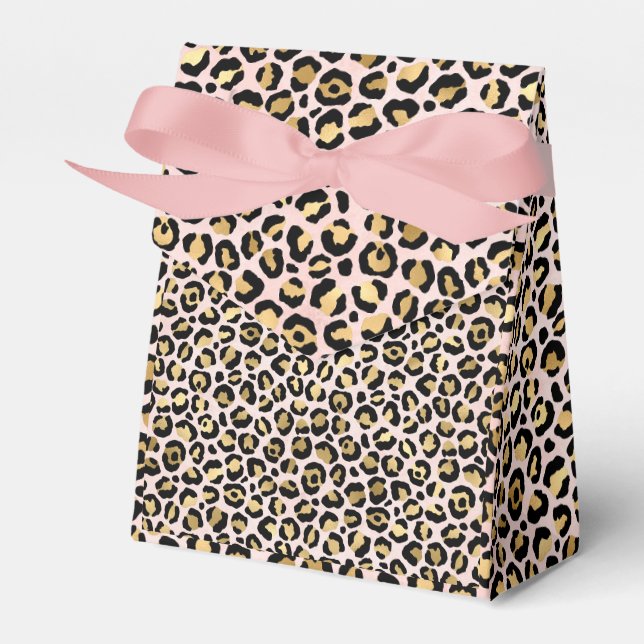 Ballotins Design de série Leopard rose et or 12 (Verso)
