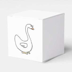Ballotins Design d'oiseau blanc gracieux du cygne de dessin