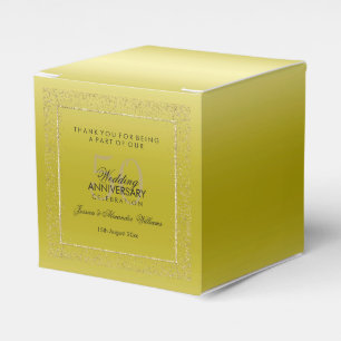Ballotins Design Gold Confetti 50e Merci Mariage