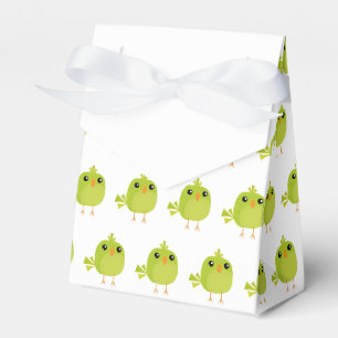 Ballotins Dessin animé d'oiseau vert mignon