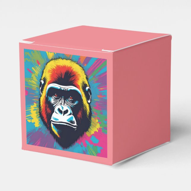 Ballotins Dessin de dessin de peinture Gorilla Pop (Verso)