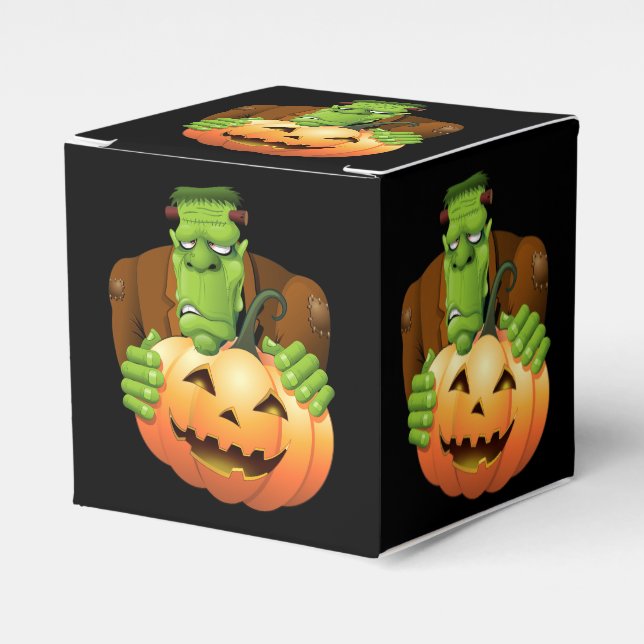 Ballotins Dessin de Frankenstein Monster avec Citrouille (Verso)