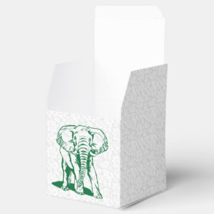 Ballotins Dessin de la ligne d'éléphant vert de la Chasseur 