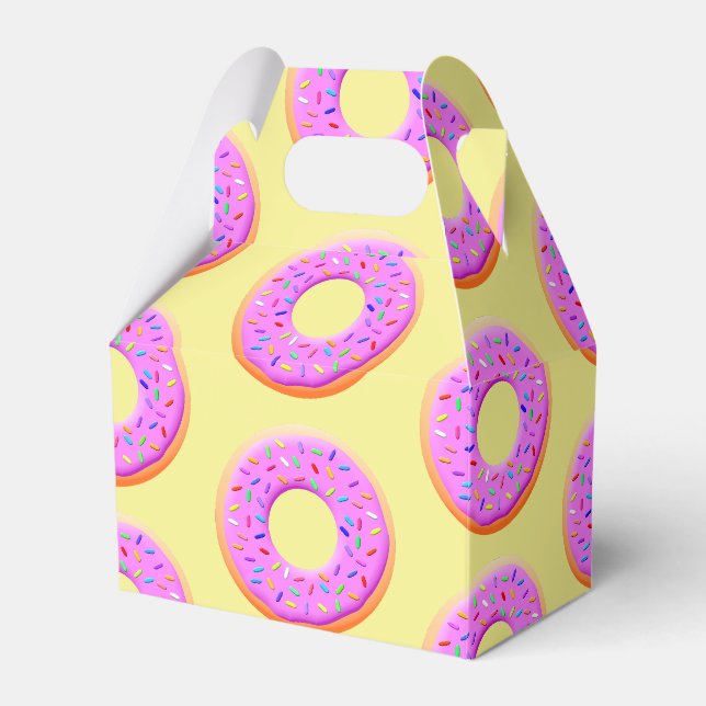 Ballotins Dessin De Mignonne Donut Avec Des Saupoudrages (Verso)