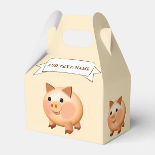 Ballotins Dessin de porc bébé personnalisé