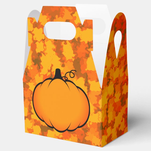 Ballotins Dessin du Citrouille du feuillage de Thanksgiving (Ouvert)