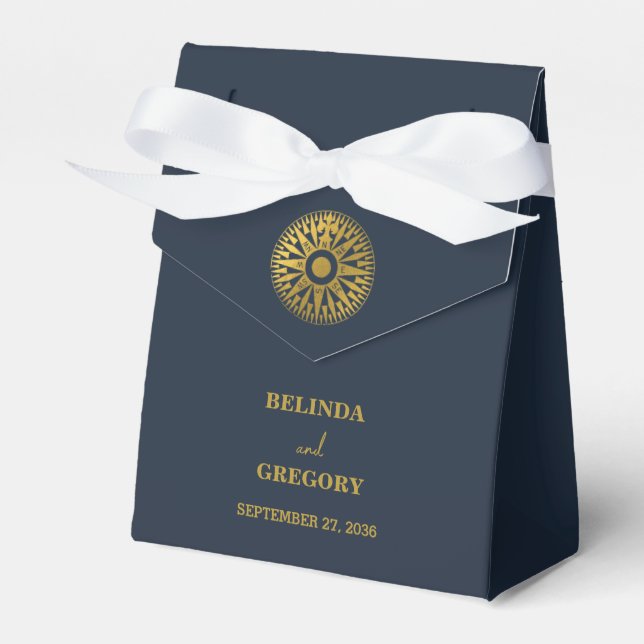 Ballotins Destination Mariage Passeport Compass Mariage Fave (Verso)