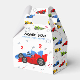 Ballotins Deux Enfants de 2e anniversaire Rapide Racing Cars