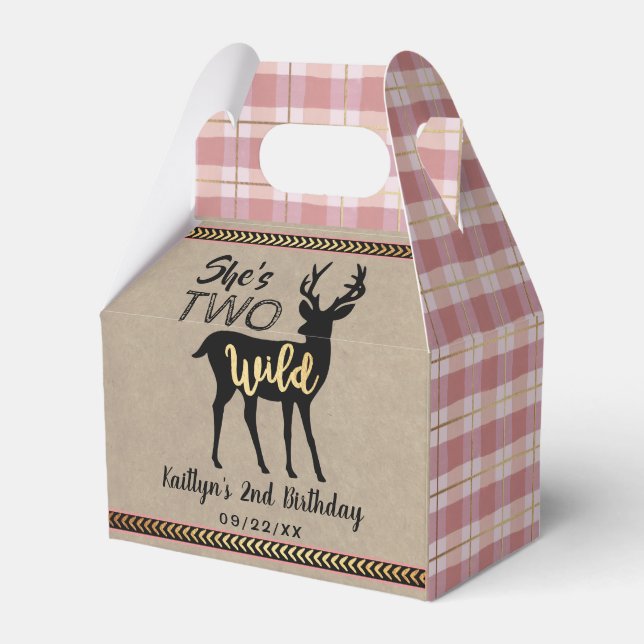 Ballotins Deux Filles sauvages Cerf de bois 2e anniversaire (Verso)