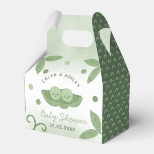 Ballotins Deux petits pois dans un Baby shower pour garçons