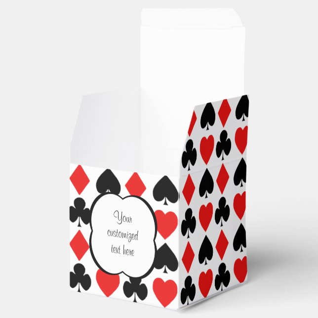 Ballotins Diamants et Coeurs Rouge et Noir (Ouvert)