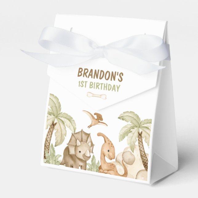 Ballotins Dinosaur One-A-Saurus 1ère fête d'anniversaire (Verso)