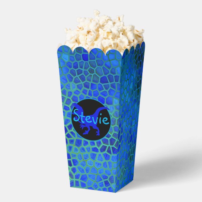 Ballotins Dinosaure Bleu Personnalisé Caché (Sauté)