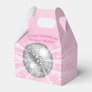 Ballotins Disco Ball Baby shower fille rose Super