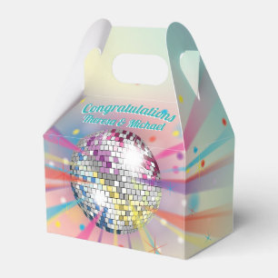 Ballotins Disco Ball Baby shower Super Pastel Rainbow