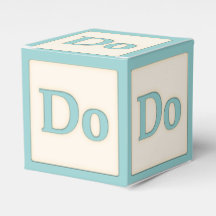 "Do" Solfeggio Musical Baby Blocks Aqua