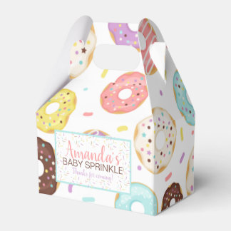 Ballotins Donut Baby Sprinkle Party Favoriser Box