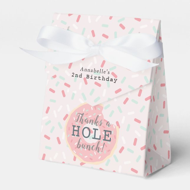 Ballotins Donut rose Merci un tas de trou (Verso)