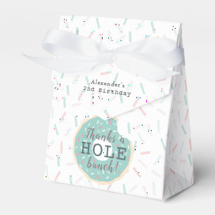 Ballotins Donut vert Merci un tas de trous Anniversaire
