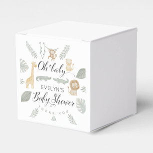 Ballotins Douce Aquarelle Safari Jungle Oh Bébé Baby Shower
