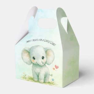 Ballotins Douce Éléphant Géant Vert Safari Baby Shower