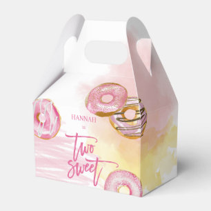 Ballotins Doughnut rose deux doux 2e anniversaire
