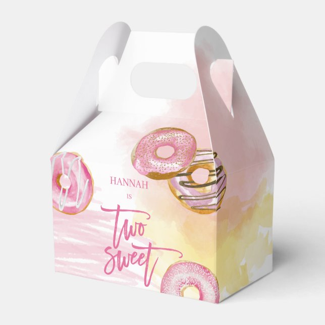 Ballotins Doughnut rose deux doux 2e anniversaire (Verso)